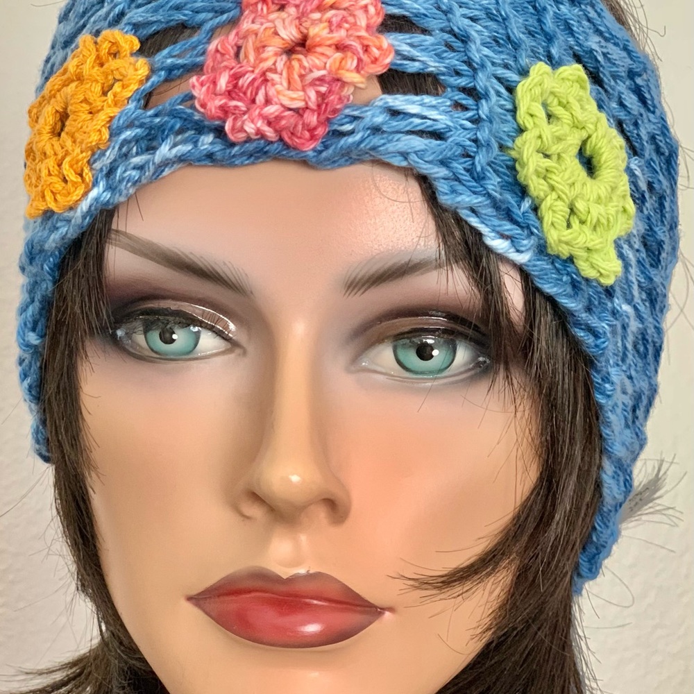 Hand Knits 2 Love Cotton Bandana Scarf Design Hip - Picture 9 of 15